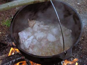 рецепты приготовления плова на костре